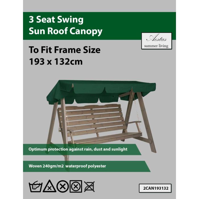 3 seat best sale text swing seat