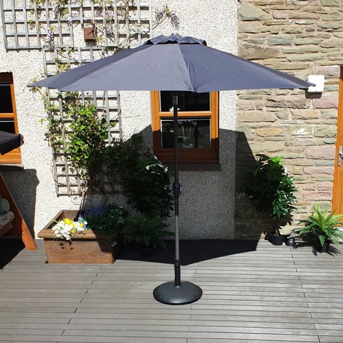 Elite 270cm Crank & Tilt Parasol - Anthracite