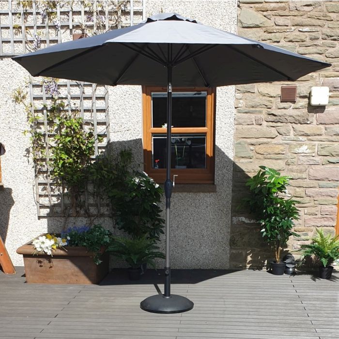 Elite 270cm Crank & Tilt Parasol - 8 Colours 