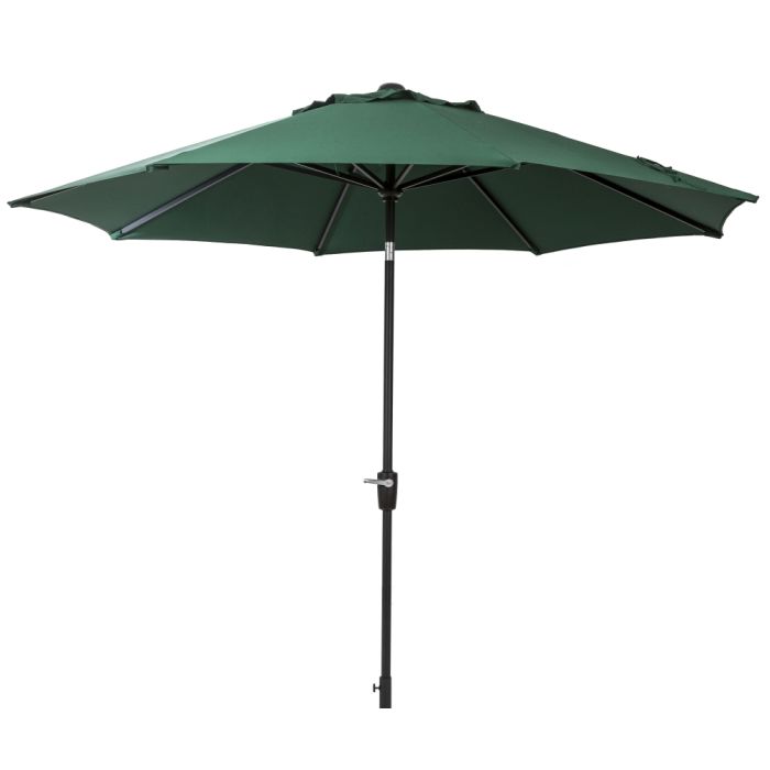 Elite 270cm Crank & Tilt Parasol - Forest Green