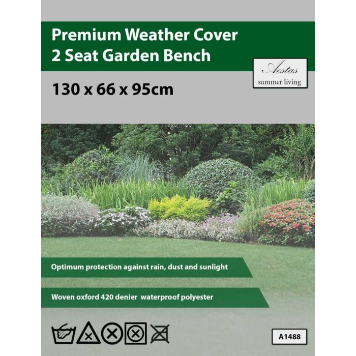 Aestas Premium 2 Seat Garden Bench Weather Cover