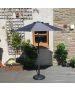 Elite 210cm Crank & Tilt Parasol - Anthracite