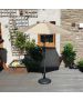 Elite 210cm Crank & Tilt Parasol - Taupe